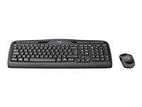 Logitech Wireless Combo MK330 - Sæt med mus og tastatur - trådløs - 2.4 GHz - QWERTY - Nordisk - sort 920-003982