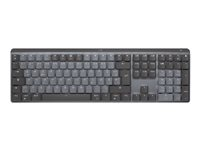Logitech Master Series MX Mechanical - Tastatur - bagbelyst - trådløs - Bluetooth LE - QWERTY - nordisk (dansk/finsk/norsk/svensk) - tastkontakt: Linear - grafit 920-010754