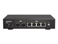QNAP QSW-2104-2S - Switch - ikke administreret - 2 x 10 Gigabit SFP+ + 4 x 2.5GBase-T - desktop QSW-2104-2S
