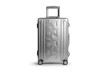 PORT VAL - Spinner til tøj - hardside - aluminium - grå 100150