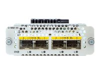Cisco Network Interface Module - Ekspansionsmodul - 1000Base-X x 4 - for P/N: C8300-1N1S-6T, C8300-1N1S-6T-V, C8300-2N2S-4T2X, C8300-2N2S-6T, C8300-2N2S-6T-V C-NIM-4X=