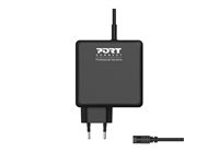PORT Connect - Strømforsyningsadapter - universel - AC 100-240 V - 90 Watt - Europa 900007B-EU