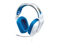 Logitech G G335 Wired Gaming Headset - Headset - fuld størrelse - kablet - 3,5 mm jackstik - hvid - Discord Certified 981-001018