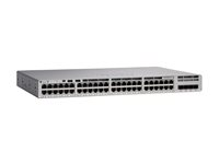 Cisco Catalyst 9300L - Network Essentials - switch - L3 - Administreret - 48 x 10/100/1000 (PoE+) + 4 x 1 Gigabit Ethernet SFP+ - monterbar på stativ - PoE+ (890 W) - med 1 års Network Essentials C9300L-48PF-4G-E