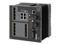 Cisco Industrial Ethernet 4000 Series - Switch - Administreret - 8 x Gigabit SFP + 4 x combo Gigabit SFP - DIN monterbar på skinne - DC power - TAA-kompatibel IE-4000-8GS4G-E