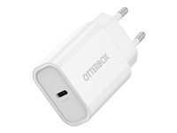 OtterBox - Strømforsyningsadapter - 20 Watt - PD (USB-C) - hvid 78-81340