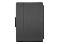 Targus Safe Fit Universal 360° Rotating - Flipomslag til tablet - polyurethan - sort - 9" - 10.5" THZ785GL