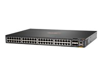 HPE Aruba Networking CX 6200F 48G 4SFP+ TAA Switch - Switch - Max. Stacking Distance 10 km - L3 - Administreret - 48 x 10/100/1000 + 4 x 100/1000/10G SFP+ - front og side til ryg - monterbar på stativ - TAA-kompatibel S0M88A