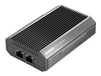 QNAP QNA-UC10G2SF - netværksadapter - USB4 / Thunderbolt 4 - 10 Gigabit SFP+ x 2 QNA-UC10G2SF
