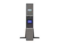 Eaton 9PX 1500VA 1350W 120V Online Double-Conversion UPS - 5-15P, 8x 5-15R Outlets, Cybersecure Network Card Option, Extended Run, 2U Rack/Tower Battery Backup - UPS (stativ-monterbar / ekstern) - AC 100/110/120/125 V - 1350 Watt - 1500 VA - RS-232, USB - output-stikforbindelser: 8 - 2U - sort, sølv - for P/N: 744-A3297, 9PXEBM48RT 9PX1500RT