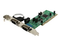 StarTech.com 2 Port PCI RS422/485 Serial Adapter Card with 161050 UART - Serial adapter - PCI-X - RS-422/485 x 2 - PCI2S4851050 - Seriel adapter - PCI-X - RS-422/485 x 2 PCI2S4851050