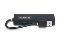 StarTech.com 4-Port USB-A Hub, 5Gbps, Bus Powered, Small Travel Mini Hub - Hub - 4 x USB 3.2 Gen 1 - desktop H5A4A-USB-HUB