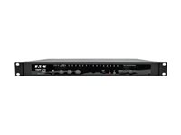 Eaton Tripp Lite series 16-Port KVM Switch Cat5 Over IP 1 Local 2 Remote User 1U TAA GSA - KVM switch - CAT5 - 16 x KVM port(s) - 1 lokalbruger - 2 IP-brugere - desktop - TAA-kompatibel B064-016-02-IPG