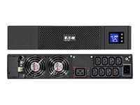 Eaton 5SC 3000i R/T - UPS (stativ-monterbar / ekstern) - AC 230 V - 2700 Watt - 3000 VA - RS-232, USB - output-stikforbindelser: 9 - 2U - sort 5SC3000IRT