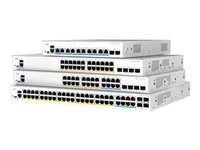 Cisco Catalyst 1300X-24T-4X - Switch - L3 - Administreret - 4 x 10 Gigabit SFP28 + 24 x 10/100/1000Base-T - monterbar på stativ C1300X-24T-4X