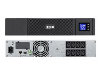 Eaton 5SC 1500i - UPS - AC 230 V - 1050 Watt - 1500 VA - RS-232, USB - output-stikforbindelser: 8 - 2U - sort 5SC1500IR