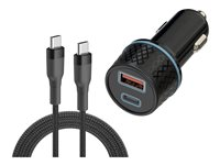 Insmat MOBIS Series - Bilstrømsadapter - 12 Watt - 2.4 A (24 pin USB-C) 520-9720