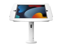 Compulocks iPad 10.2" Space Enclosure Tilting Stand 8" - Monteringssæt (indelukke, pælstander) - for tablet - låsbar - højglansaluminium - hvid - skærmstørrelse: 10.2" - skrivebordsmonterbar - for Apple 10.2-inch iPad (7. generation, 8. generation, 9. generation) TCDP01W102IPDSW