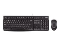 Logitech Desktop MK120 - Sæt med mus og tastatur - USB - Nordisk 920-002823