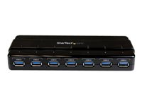 StarTech.com 7 Port USB 3.0 Hub - Up To 5 Gbps - 7 x USB - Universal Multi Port USB Extender for Your Desktop - USB Powered (ST7300USB3B) - Hub - 7 x SuperSpeed USB 3.0 - desktop - for P/N: BNDTBUSB3142, PEXUS313AC2V, PEXUSB311A1E, PEXUSB312A2, PEXUSB314A2V2, SDMSDRWU3AC ST7300USB3B