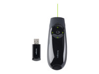 Kensington Presenter Expert Green Laser with Cursor Control - Fjernbetjening til præsentation - RF - sort K72426EU