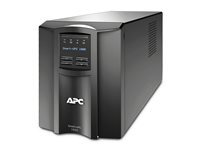 APC Smart-UPS SMT1000IC - UPS - AC 220/230/240 V - 700 Watt - 1000 VA - RS-232, USB - output-stikforbindelser: 8 - sort - med APC SmartConnect SMT1000IC
