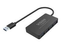 Vision - Hub - 4 x SuperSpeed USB 3.0 - desktop TC-USBHUB4P