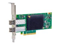 Emulex LPE36002-M64 - Vært bus adapter - PCIe 4.0 x8 lavprofil - 64Gb Fibre Channel Gen 7 (Short Wave) x 2 LPE36002-M64