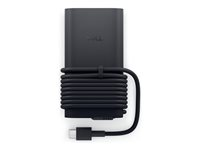 Dell - USB-C strømadapter - med strømledning - AC - 100 Watt - Danmark - for Dell 16 DC16256; Pro 14; Pro Max 14, 14 MC14250, 14 MC14255, 16, 16 MC16250, 16 MC16255 DELL-0GRXN