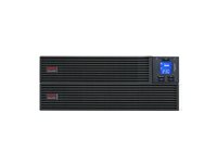APC Easy UPS On-Line - UPS (rackversion) - udvidet driftstid - AC 220/230/240 V - 2700 Watt - 2000 VA - 1-faset - Blysyre - USB, serial - output-stikforbindelser: 7 - 4U - Europa - sort, RAL 7010 SRV3KRILRK-E