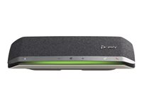 Poly Sync 40+ - Smart højttalertelefon - Bluetooth - trådløs, kablet - USB-A, USB-C - sort, sølv - Zoom Certified 772C5AA