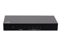 C2G 4-Port HDMI Distribution Amplifier Splitter - 4K 60Hz - HDR - 7.1 Audio - Video-/audiosplitter - 4 x HDMI - desktop C2G41601