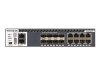 NETGEAR M4300-8X8F - Switch - L3 - Administreret - 8 x 10/100/1000/10000 + 8 x 10 Gigabit SFP+ - front til ryg-luftstrøm - monterbar på stativ XSM4316S-100NES