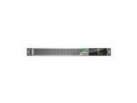 APC Smart-UPS Ultra - UPS (rackversion) (høj densitet) - med netværksadministrationskort indlejret - AC 220/230/240 V - 2200 Watt - 2200 VA - Litiumion - Ethernet, USB - output-stikforbindelser: 5 - 1U - sølvgrå - for P/N: SRTL50RMBP1U-LI SRTL2K2RM1UINC