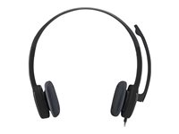 Logitech Stereo H151 - Headset - på øret - kablet 981-000589