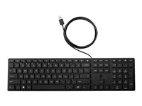 HP Desktop 320K - Tastatur - USB - en gros (pakke med 12) - for HP 245 G9, 250 G9, 255 G9, Z1 G9; Elite 600 G9, 800 G9; Pro 260 G9, 400 G9; ProOne 440 G9 9SR37A6