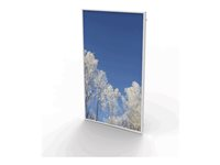 HI-ND - Komponenter til montering (front cover) - for fladt panel - metal - hvid - skærmstørrelse: 43" - kiosk FC4312-0201-01