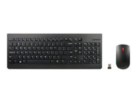 Lenovo Essential Wireless Combo - Sæt med mus og tastatur - trådløs - 2.4 GHz - Nordisk 4X30M39504