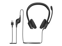 Logitech USB Headset H390 - Headset - fuld størrelse - kablet 981-000406