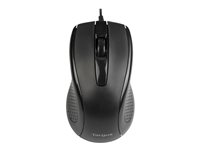 Targus Full-Size - Mus - antimikrobiel - optisk - kablet - USB - sort AMU81AMGL