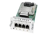 Cisco Fourth-Generation Multi-flex Trunk Voice/Clear-channel Data T1/E1 Module - Ekspansionsmodul - T1/E1 x 4 - T-1/E-1 - for Cisco 4451-X NIM-4MFT-T1/E1=