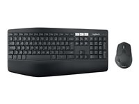 Logitech MK850 Performance - Sæt med mus og tastatur - trådløs - Bluetooth, 2.4 GHz - QWERTZ - tysk 920-008221