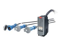 APC IT Power Distribution Module - Automatisk hovedafbryder (indstiksmodul) - AC 400 V - tre faser - output-stikforbindelser: 3 - for P/N: SY16K48H-PDNB, SY32K48H-PDNB, SY48K48H-PDNB, SY64K96H-NB, SY96K160H-NB, SY96K96H-NB PDM1332IEC-3P