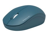 PORT Connect Collection - Mus - højre- og venstrehåndet - optisk - 3 knapper - trådløs - 2.4 GHz - USB/USB-C trådløs modtager - safir 900545