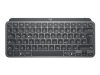 Logitech MX Keys Mini - Office - tastatur - bagbelyst - trådløs - Bluetooth - QWERTY - nordisk (dansk/finsk/norsk/svensk) - grafit 920-010492