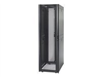APC NetShelter SX Enclosure Without Sides Without Doors - Rack åben ramme - sort - 48U - 19" AR3107X617