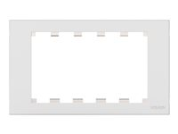 VISION TechConnect 3 2-Gang UK Surround - Faceplate - hvid - 2-gang TC3 SURR2G