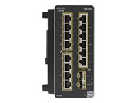 Cisco Catalyst - Ekspansionsmodul - Gigabit Ethernet x 14 + SFP (mini-GBIC) x 2 - for Catalyst IE3300 Rugged Series IEM-3300-14T2S=
