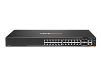 HPE Aruba Networking CX 6200F 24G 4SFP TAA Switch - Switch - Max. Stacking Distance 10 km - L3 - Administreret - 24 x 10/100/1000 + 4 x 100/1000 SFP - front og side til ryg - monterbar på stativ - TAA-kompatibel S0G13A#ABB