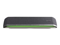 Poly Sync 60 - Smart højttalertelefon - Bluetooth - kablet, trådløs - USB-A, USB-C - sort, sølv - Zoom Certified 772C2AA